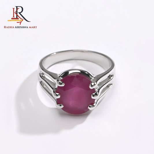 Ruby (Manik) Ring - 925 Silver