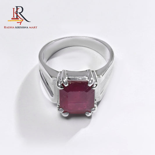 Ruby (Manik) Ring - 925 Silver