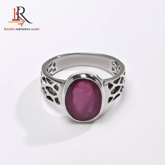 Ruby (Manik) Ring - 925 Silver