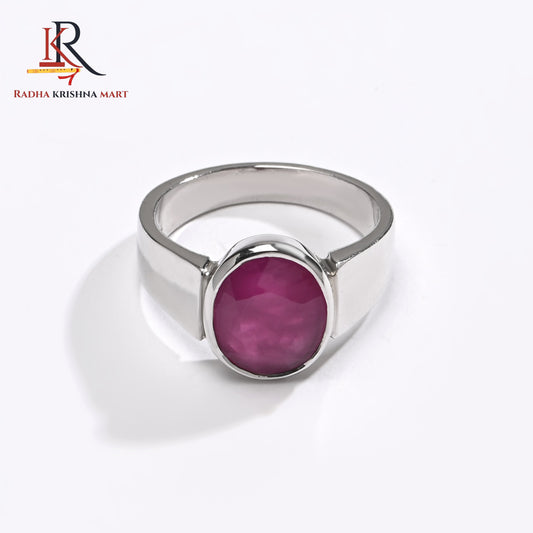 Ruby (Manik) Ring - 925 Silver