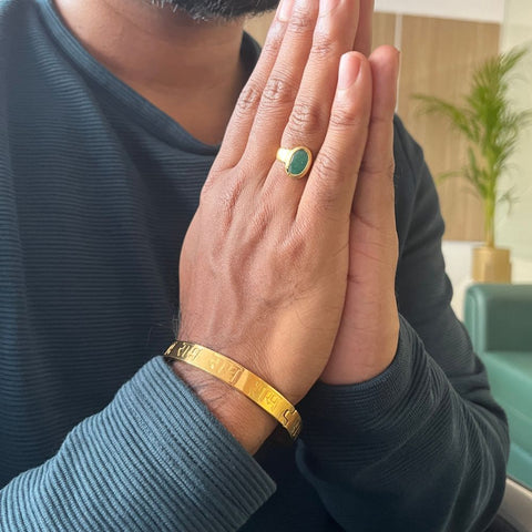 Gold Plated Ram Ji Kada