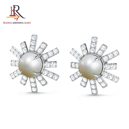 Pearl Earrings - 925 Silver