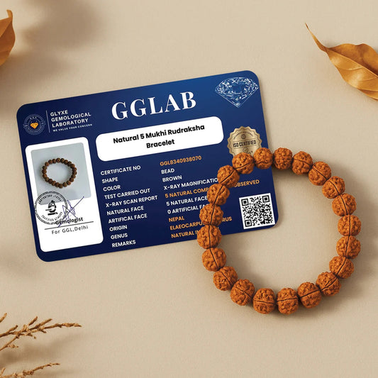 5 Mukhi Rudraksha Bracelet