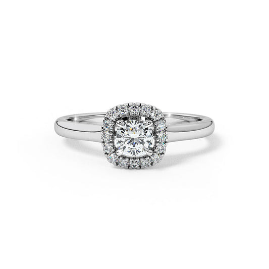 Quies Diamond Solitaire Ring