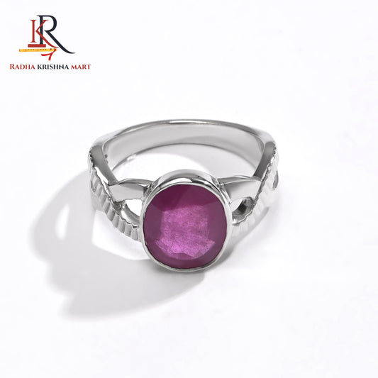 Ruby (Manik) Ring - 925 Silver