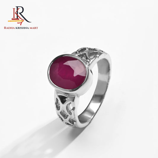 Ruby (Manik) Ring - 925 Silver