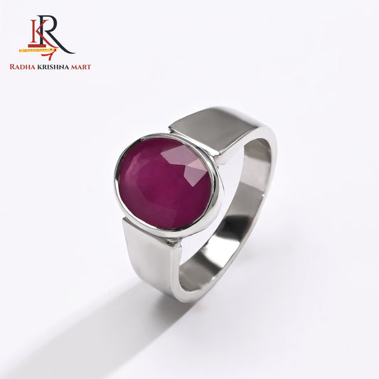 Ruby (Manik) Ring - 925 Silver