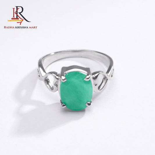 Emerlad (Panna) Gemstone Ring in 925 Silver