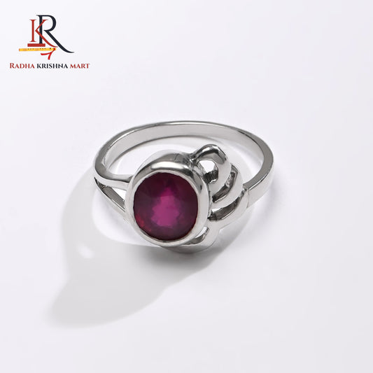 Ruby (Manik) Ring - 925 Silver