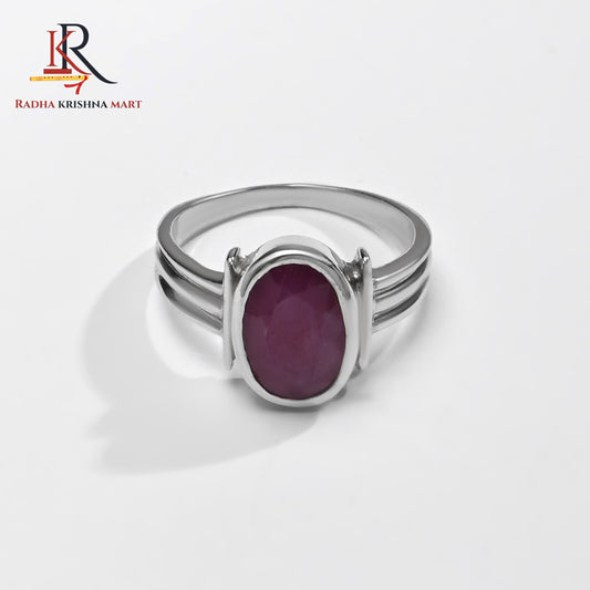 Ruby (Manik) Ring - 925 Silver