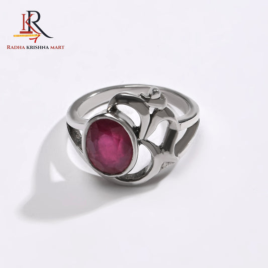 Ruby (Manik) Ring - 925 Silver
