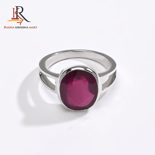 Ruby (Manik) Ring - 925 Silver