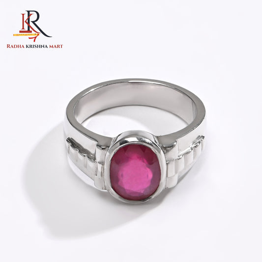 Ruby (Manik) Ring - 925 Silver