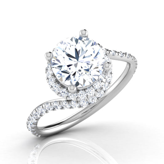 Spiral Solitaire Ring