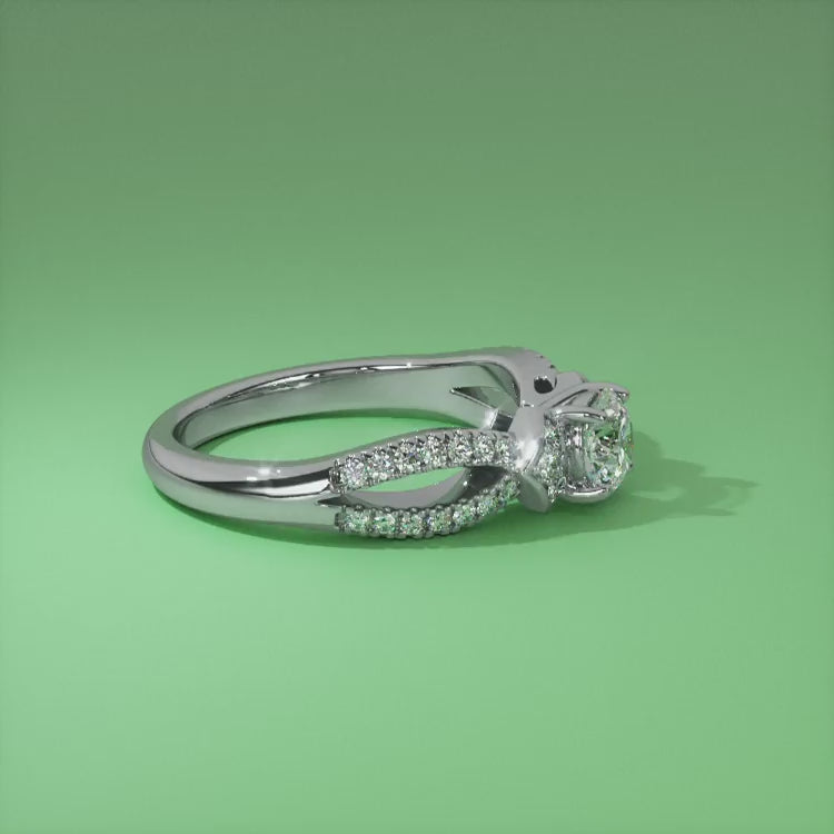 Rise Solitaire Ring