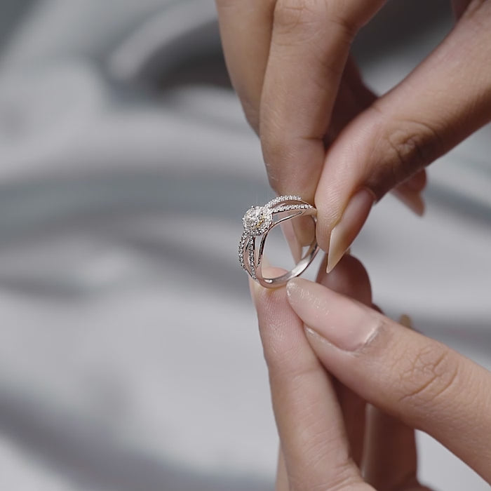 Lustre Solitaire Ring