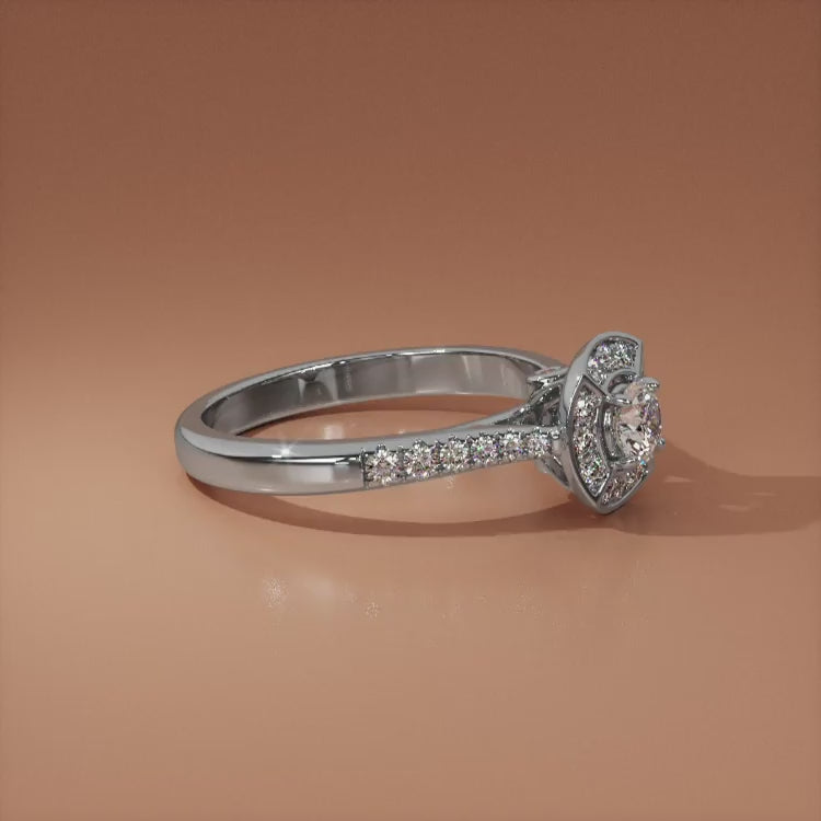 Swat Solitaire Ring
