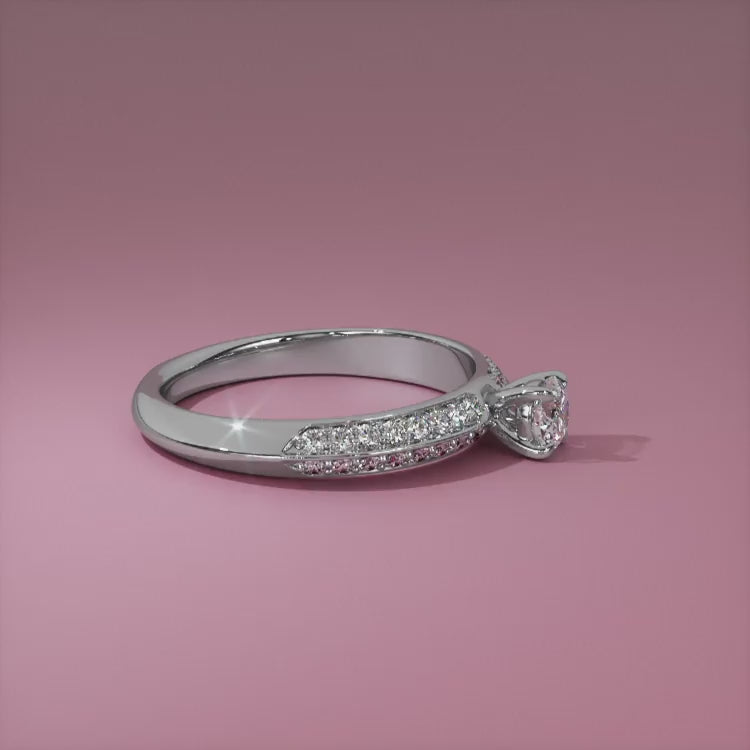 Nitty Solitaire Ring